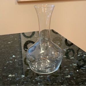 Princess House Heritage Crystal 493 Water Wine Carafe 8.5” Decanter Pitcher Vase